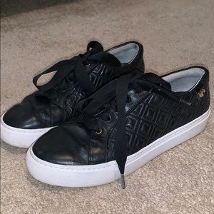 Tory Burch Marion Quilted Leather Sneakers 7.5